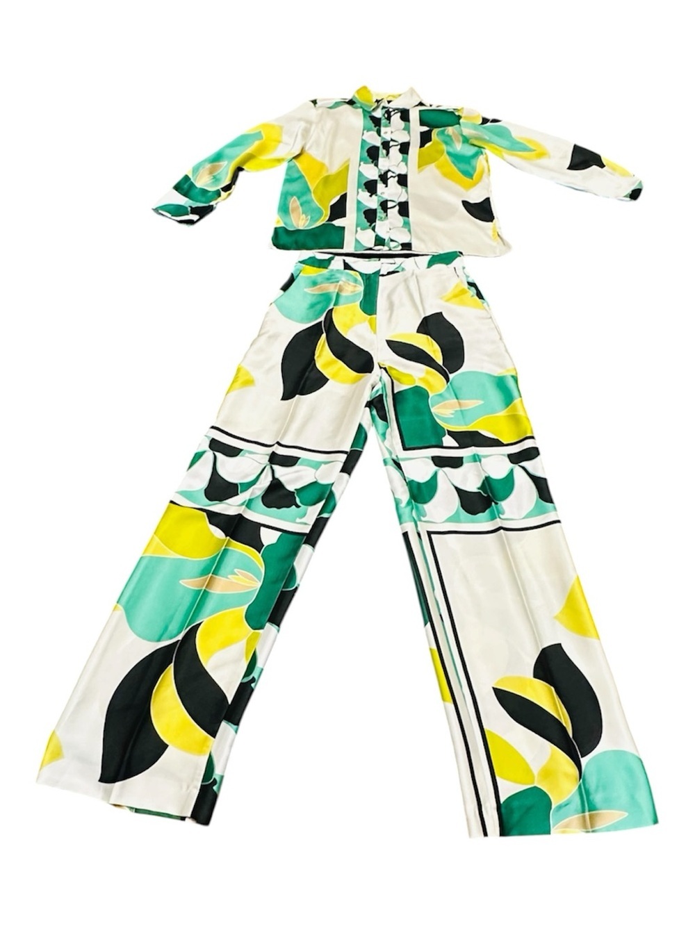 ZARA Abstract Print Two-Piece Matching Set | Size S | NWOT